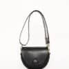 Redondo negro liso frontal