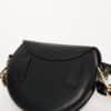 Redondo negro liso reverso