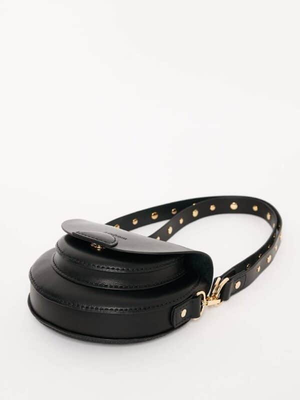 Redondo negro liso lateral