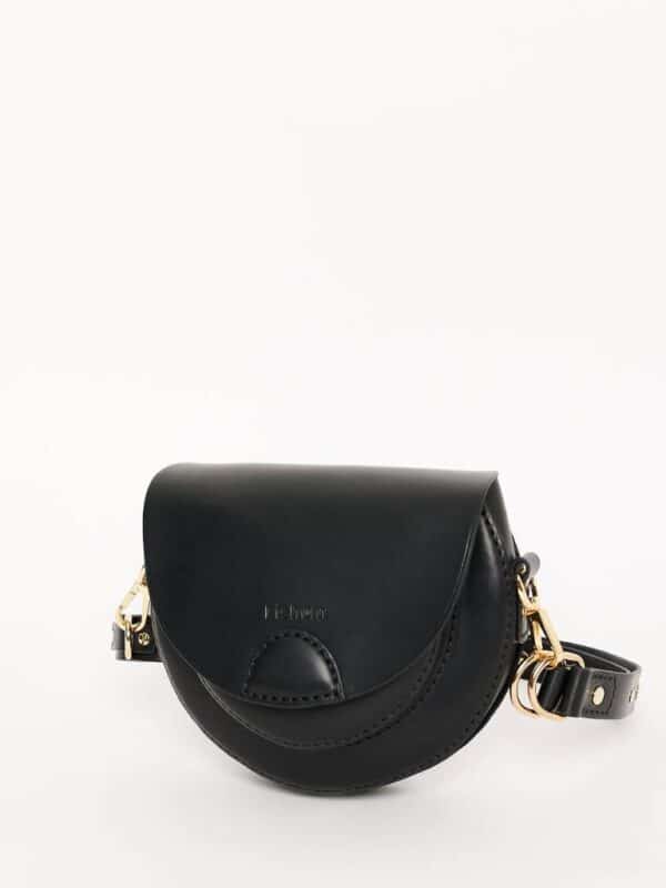 Redondo negro liso lateral