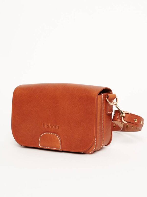 Bolso perfect day tostado mediano caribu lateral