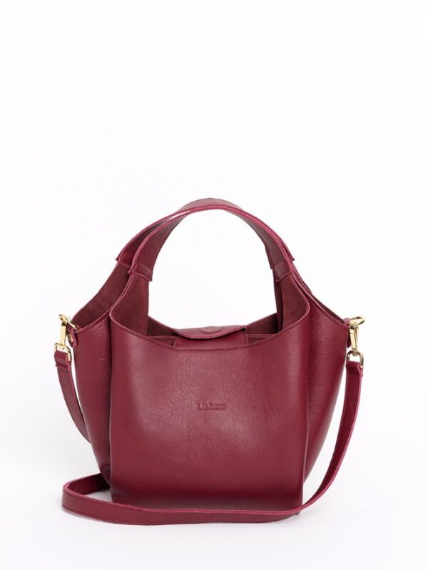 Bolso de Piel Burdeos Mediano Felipa