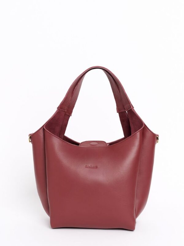 Bolso de Piel Marrón Cherry Grande Felipa