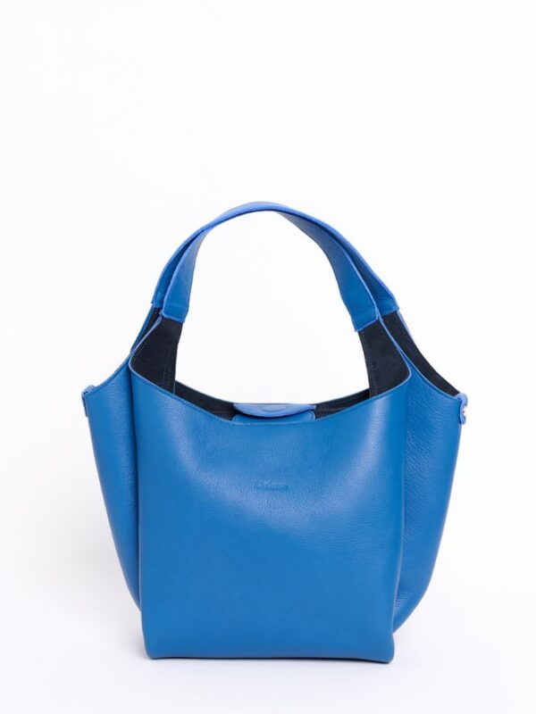 Bolso de Piel Azul Felipa